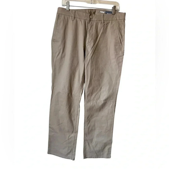 Bonobos Men's Washed Slim Chinos in Khaki Checkered Slant Pocket Size 32/30 - Picture 7 of 15